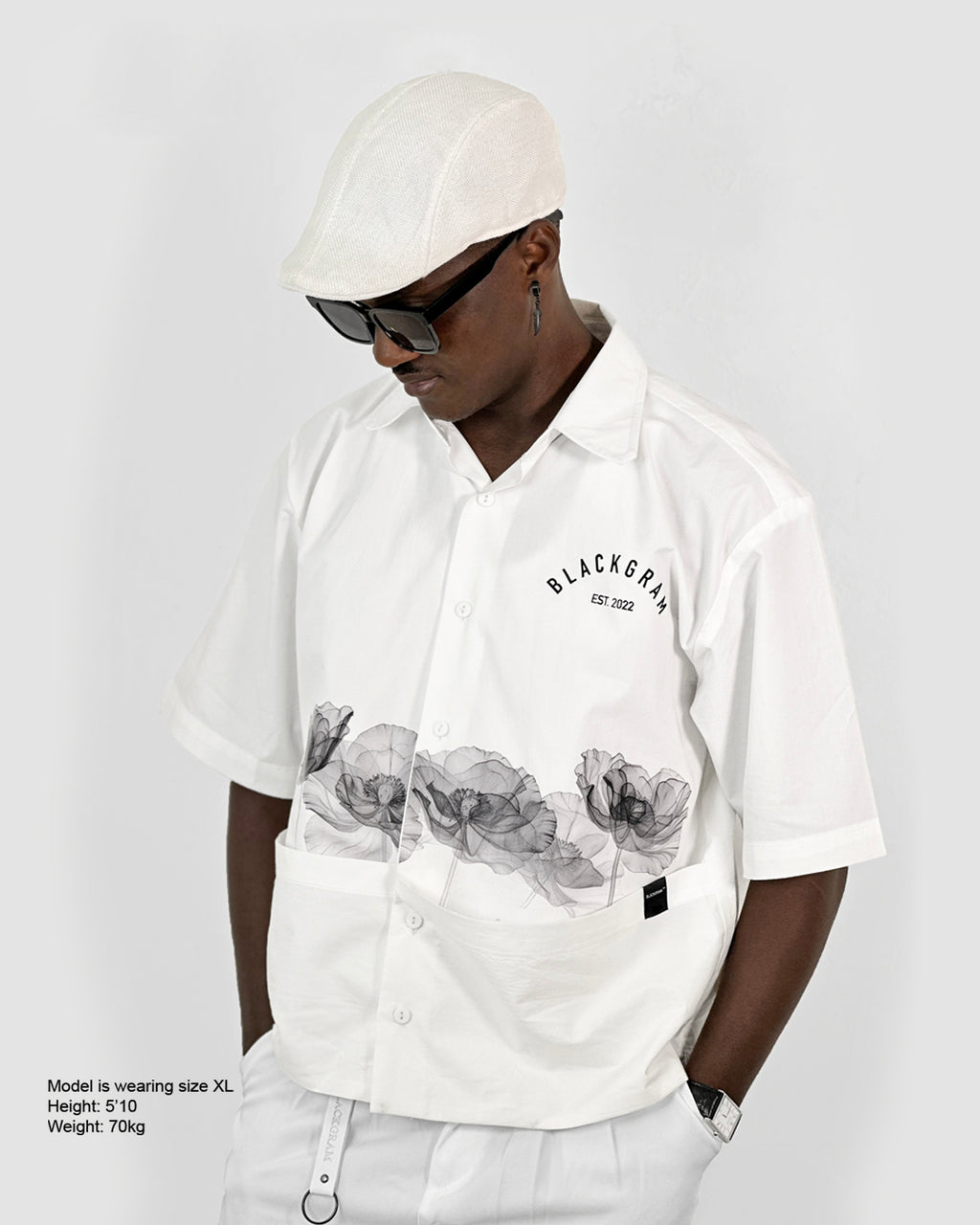 Floral Utility Work Shirt