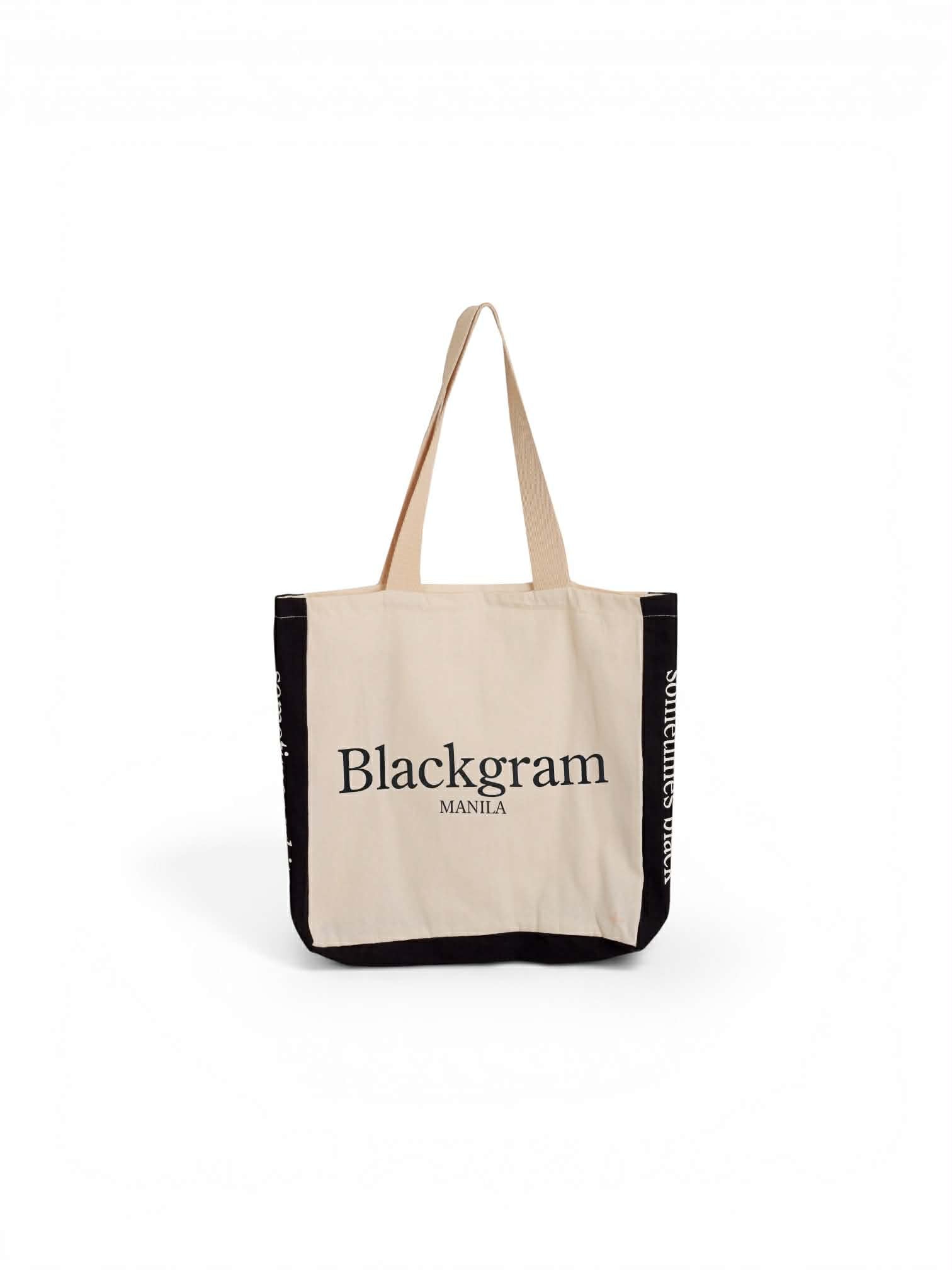 Blackgram Open Top Canvas Tote Bag Classic Print