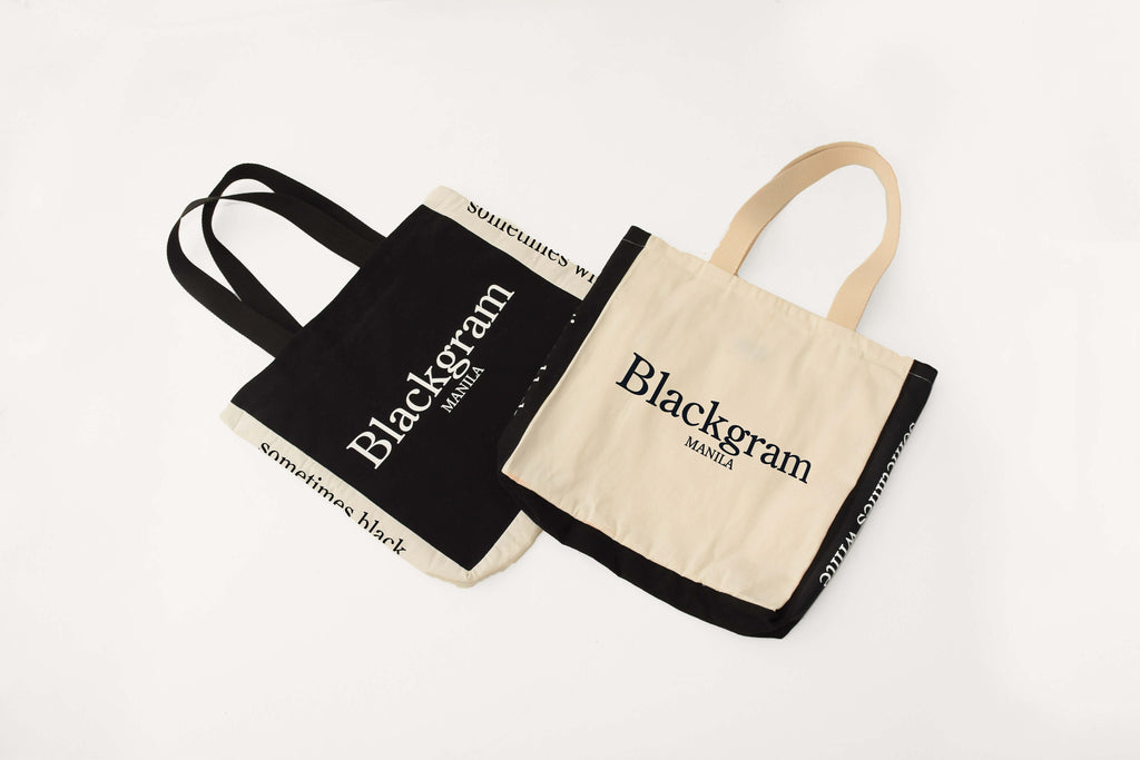 Blackgram Open Top Canvas Tote Bag Classic Print