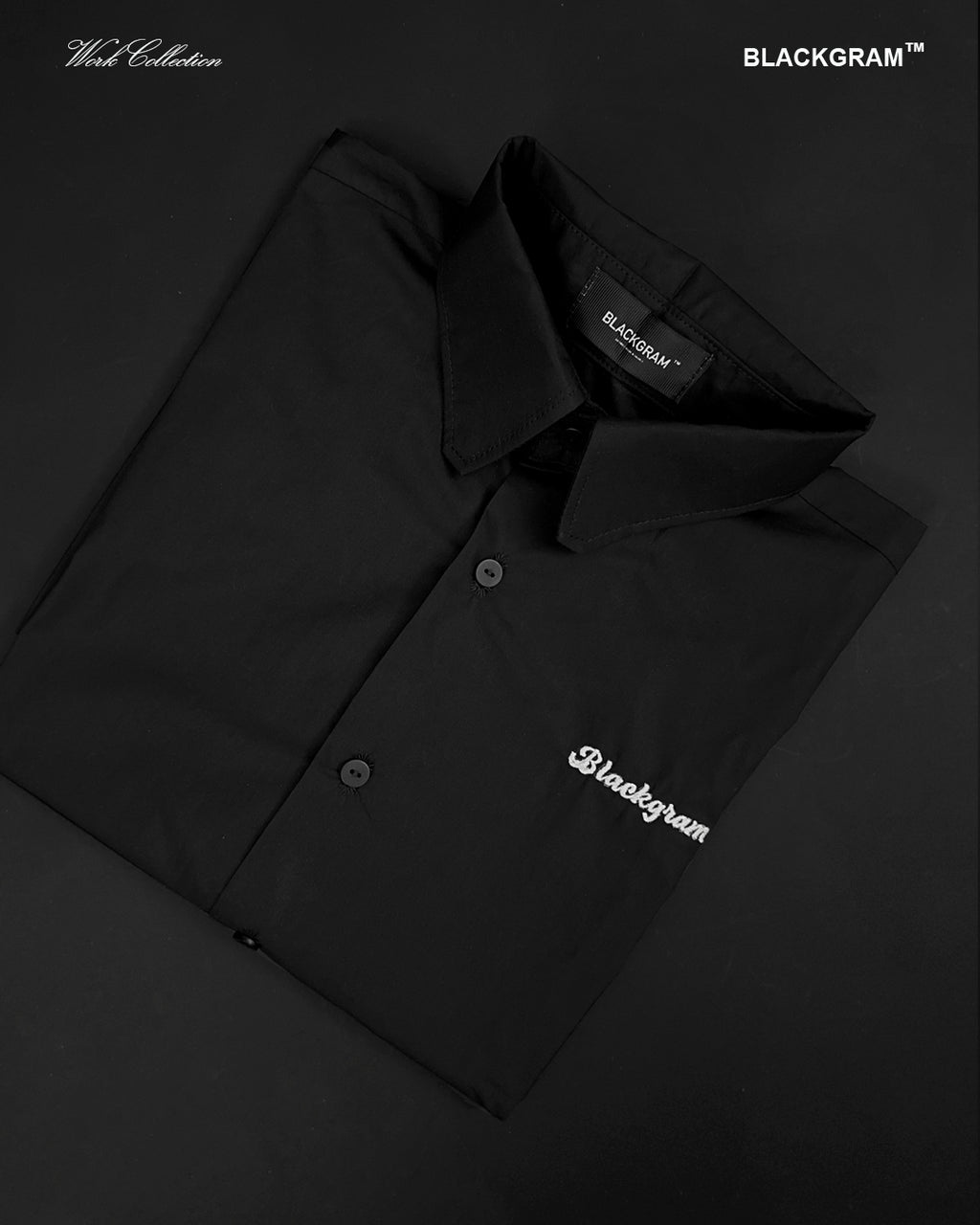 Button Down Work Shirt Bratsy Script
