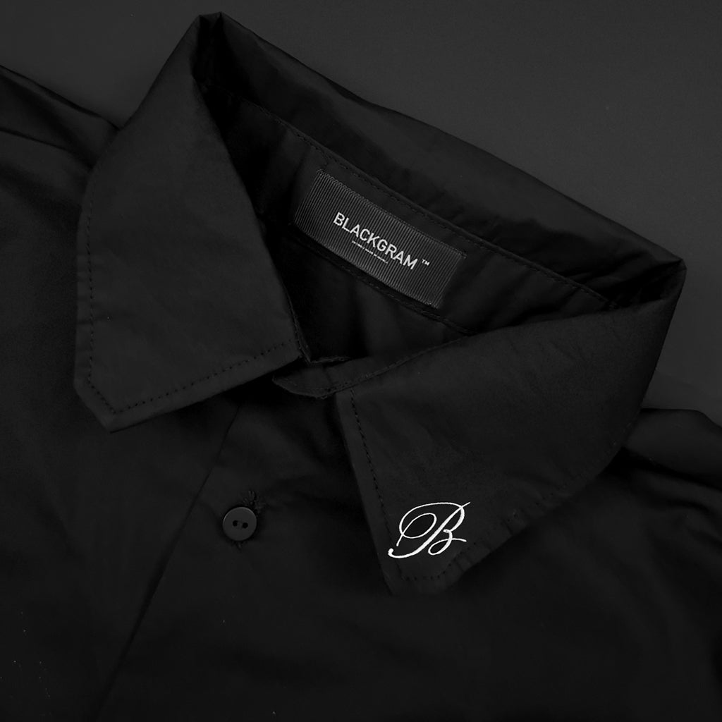 Button Down Work Shirt Embroidered Script