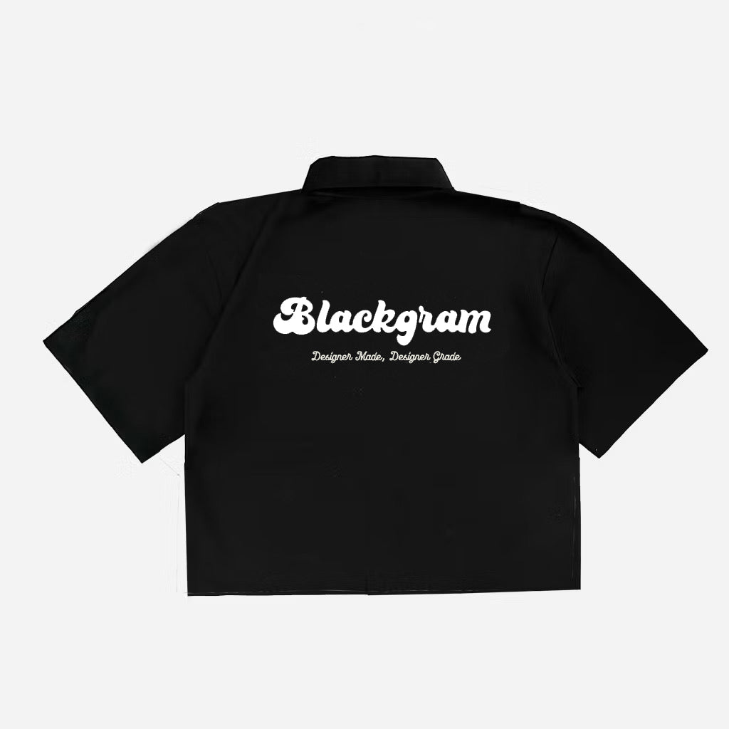 Button Down Work Shirt Bratsy Script