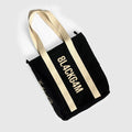 Zippered Tote Bag - Alphanumeric