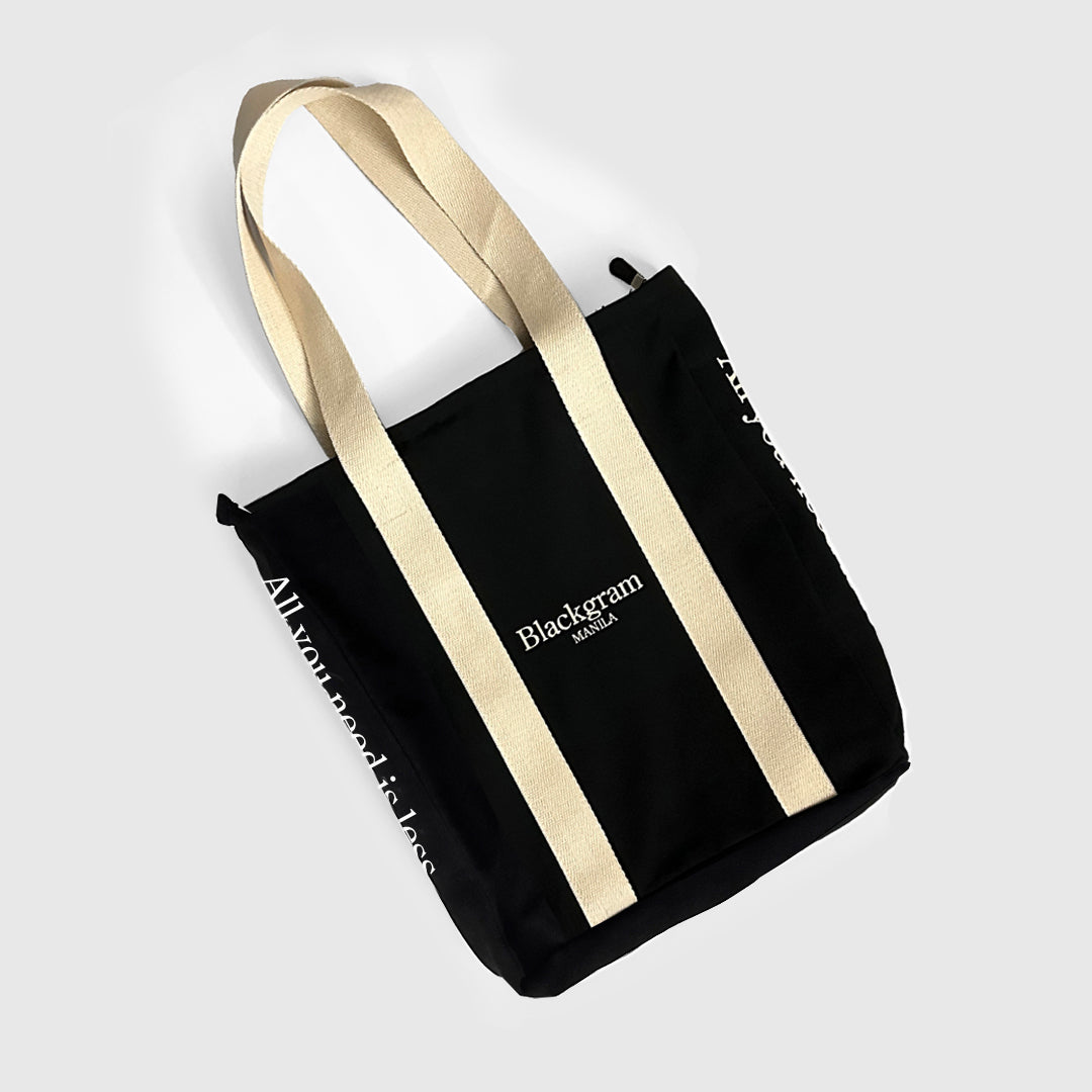 Zippered Tote Bag - Classic Print