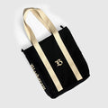 Zippered Tote Bag - Gothic Print