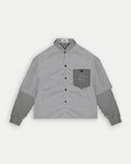 Blackgram Striped Button Down Double Sleeve