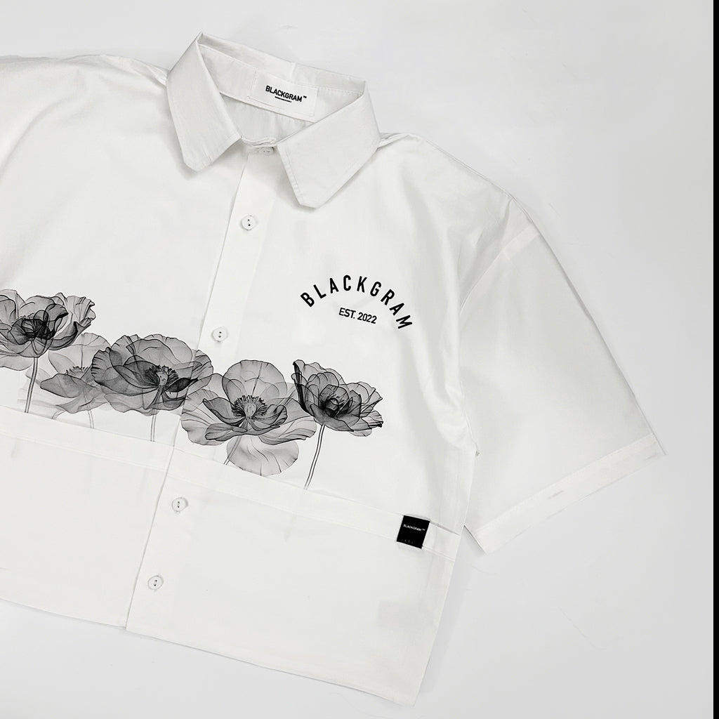 Floral Utility Work Shirt