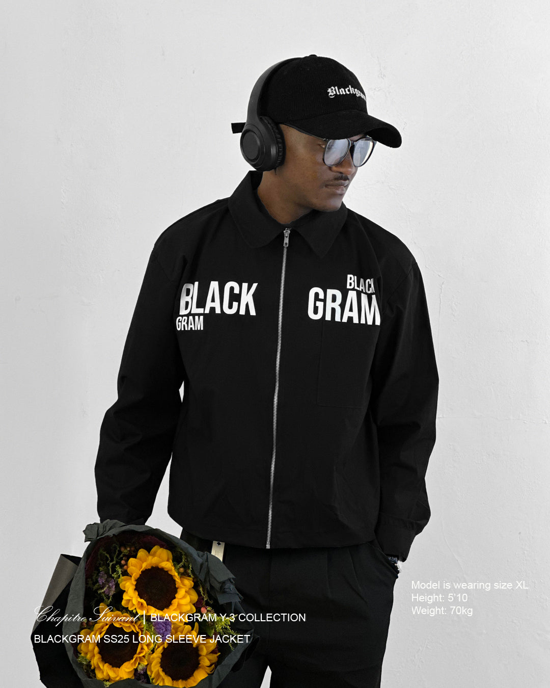 Blackgram Zippered Long Sleeve - Bold Print