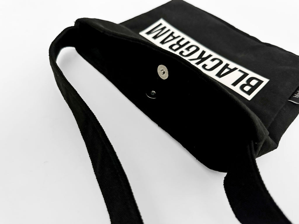 Mini Shoulder Bag in Jet Black