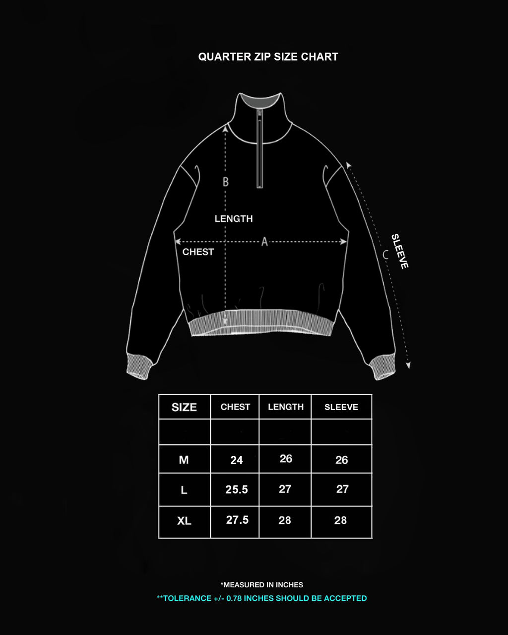 Blackgram Embroidered Alphanumeric Half Zip Sweatshirt