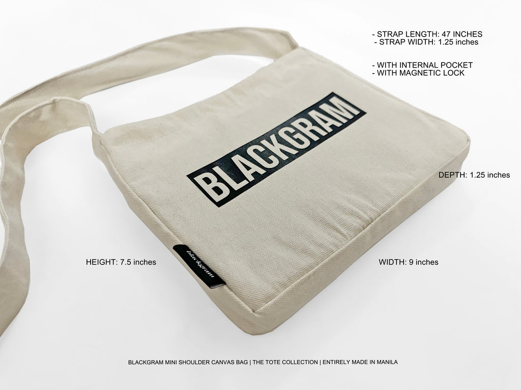 Mini Shoulder Bag in Jet Black