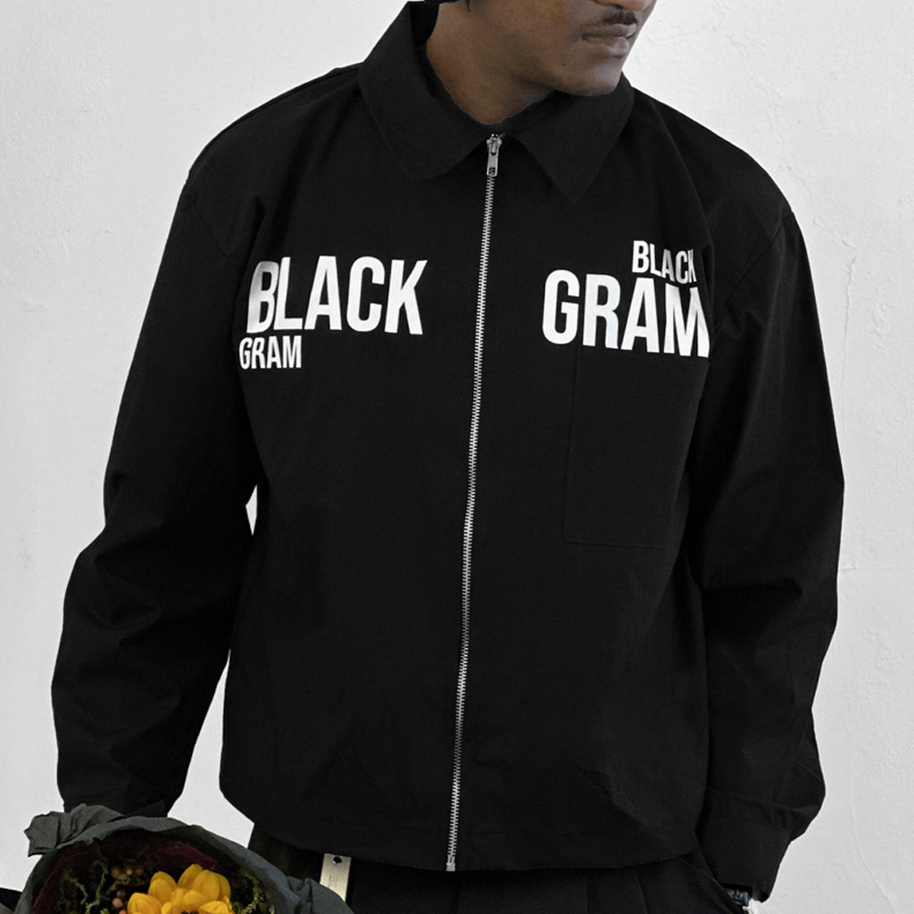Blackgram Zippered Long Sleeve - Bold Print