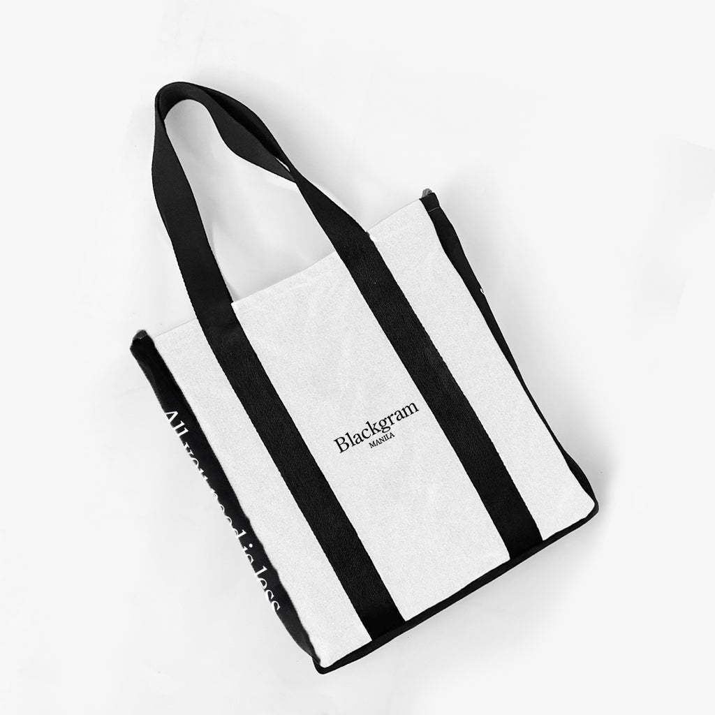 Zippered Tote Bag - Classic Print