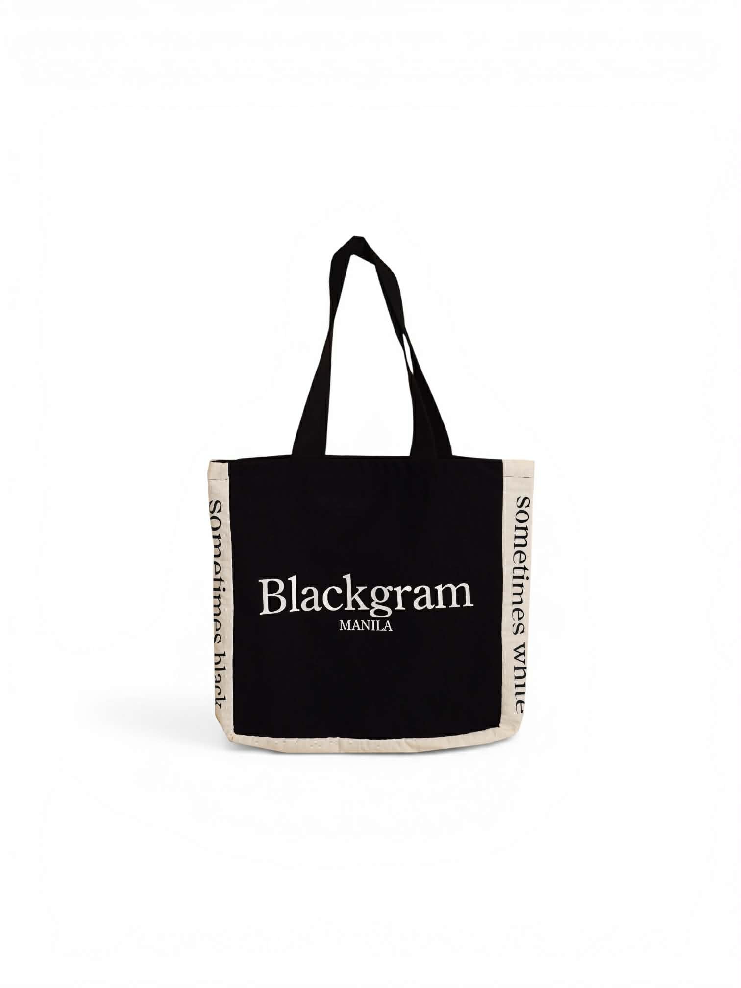 Blackgram Open Top Canvas Tote Bag Classic Print