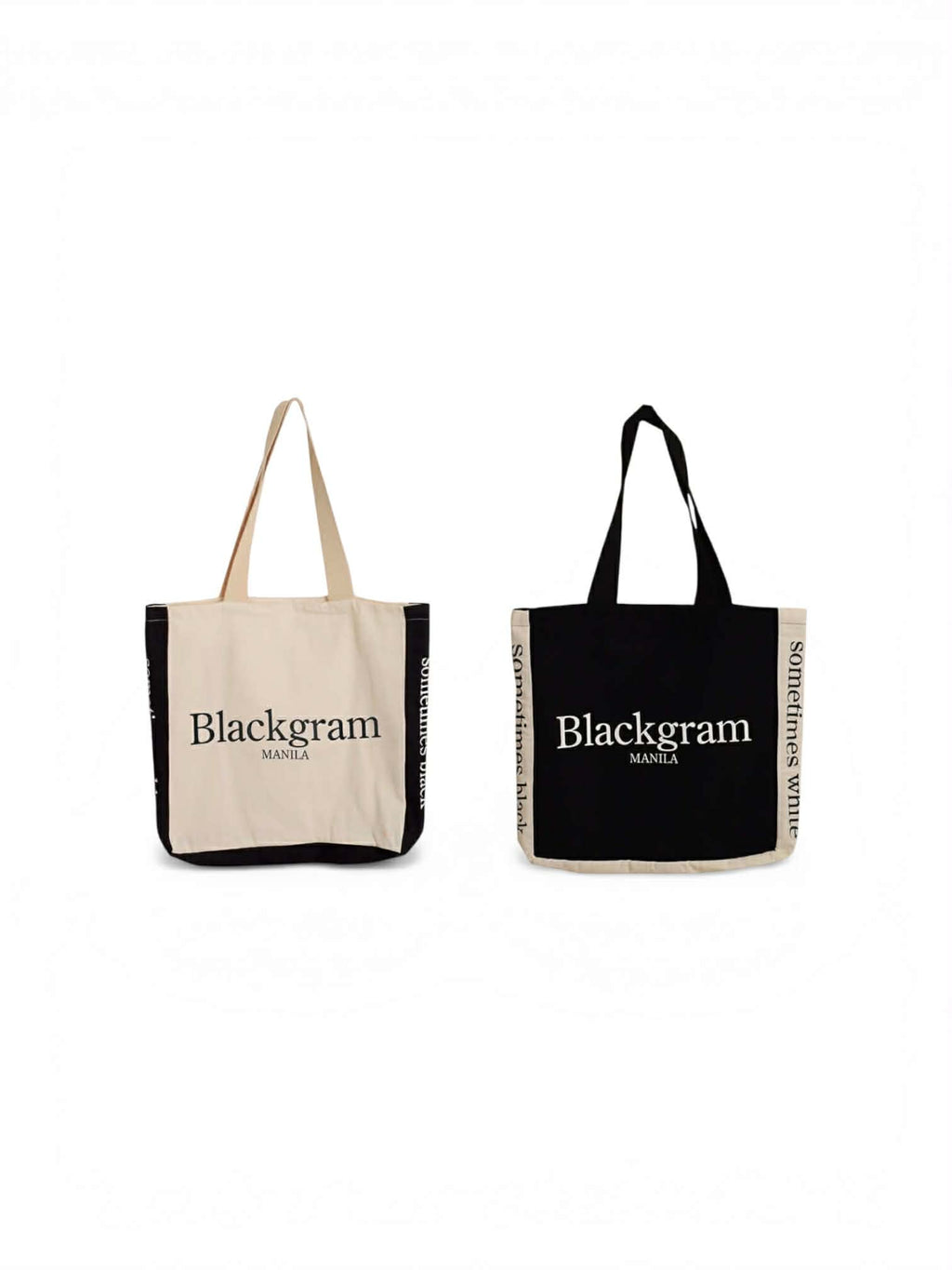 Blackgram Open Top Canvas Tote Bag Classic Print